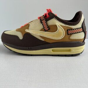 Nike Air Max 1 Travis Scott Cactus Jack Baroque Brown US Mens 5.5, Womens Size 7